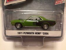 164 Greenlight 1971 Plymouth Hemi Cuda Barracuda Green Gl Muscle Series 18 New