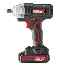 Hyper Tough 20 V Cordless 12-inch Impact Wrench With 2.0 Ah Battery And Charger