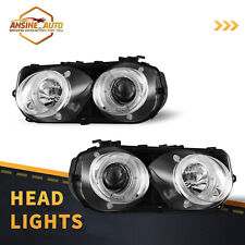 Chrome Clear Headlights For 1994-1997 Acura Integra Projectors Driving Headlamps