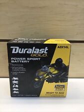 Duralast Gold Power Sport Battery Azx14l New In Open Box Mfg 112024