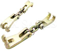 Double Claw Hook Chain Shortener Clamp Bumper Hook Pull Auto Body Repair Clamp