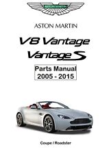 Parts Manual Aston Martin V8 Vantages 2005-2015