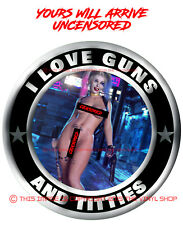 Guns Titties 19 Harley Quinn Hot Girl Nude Hot Guns Full Color 3m Decal 2a