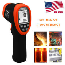 Infrared Thermometer -50 To 1800 High Temp Gun Thermometer Pyrometer Ds 501