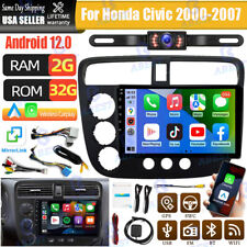 Apple Carplay For Honda Civic 2000-2007 Android 12 Car Stereo Radio Gps Wifi Rds