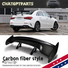 Us Type-3 Universal 57 Carbon Fiber Adjustable Rear Trunk Gt-style Spoiler Wing