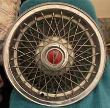 1 Vintage Oem 1970s 1980s Pontiac Rwd 15 Wire Spoke Hubcaps Wheel Cover