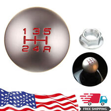 5 Speed Type R Shift Knob For Honda Acura Civic Si Solid Style M10x1.5 Universal