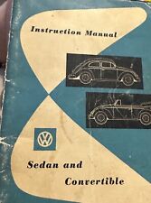 Instruction Manual Vw Sedan And Convertible
