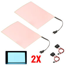 2pcs 12v Electroluminescent A6 Cuttable El Panel Red Paper Neon Sheet Cold Light