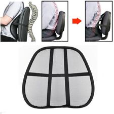 Lumbar Back Support Mesh Cushion For Car Seat Office Chair Dlux Usa Seller
