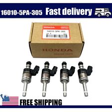 Oem New 4x Genuine Fuel Injectors 16010-5pa-305 For Accord Cr-v Civic 1.5l Turbo