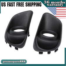 Pair Fog Light Lamp Bezel Cover For 2011-2017 Jeep Compass 68109870aa 68109871aa