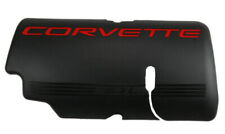 12561503 Left Cover Shield Fuel Injection Rail Black Red 1999-02 Chevy Corvette