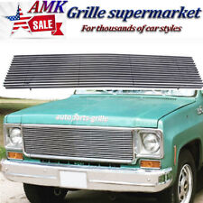 For 1973-1980 Chevy Ck Pickupsuburbanblazer Billet Grille Grill Main Upper