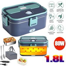 1.8l Electric Heating Lunch Box Portable For Car Office Food Warmer Container