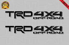 Trd 4x4 Off Road Decal Set Fits 2016 -2020 Tacoma Tundra Sticker Blackgray