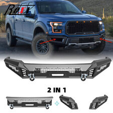 2 In 1 Front Bumper Assembly W24 Led Pod Lights For 2018 2019 2020 Ford F-150