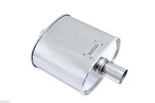 Megan Universal Muffler 2.5 Inlet Without Tip Stainless Exhaust