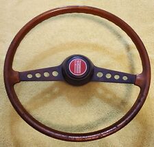 Vintage Fiat 124 Spider 15 Wood Woodgrain Steering Wheel Make Offer Free Sh