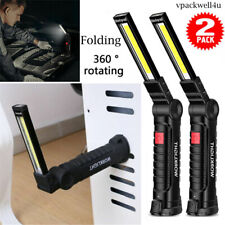Super Bright 120000lm Rechargeable Led Flashlight Work Light Folding Torch Lamp