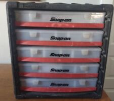 Snap-on - 5 Drawer Storage Cabinet - Model No. Krp5cab - Black Red Clear