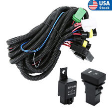 H11 Fog Light Wiring Led Indicators Switch Harness Sockets Wire 12v 40a Relay