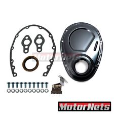 Black Sbc Small Block Chevy Timing Chain Cover Kit 327 350 383 400 Gasket Seal