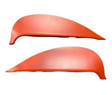 Pair Fender Skirts W Rubber Clamps For 1958 Chevy Impala Bel Air Biscayne