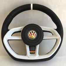 Steering Wheel Vw Golf Jetta Mk2 Mk3 Mk4 White Mk7 Style