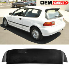 Fits 92-95 Honda Civic Eg 3dr Hatchback Spoon Sp Style Gloss Roof Spoiler Abs