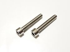 Pair Of Replacement Center Cap Screws Bolts Metric M6 X 45mm Polished Stainless