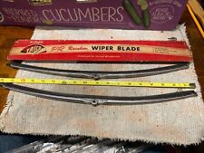 Vintage Nos Trico Rainbow Wiper Blades-pr-18 Single Blades 1 Pair Open Box