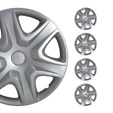 15 4x Wheel Covers Hubcaps For Toyota Yaris Silver Gray