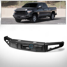 For 14-21 Toyota Tundra Truck Blk Rt Style Modular Full Width Steel Front Bumper