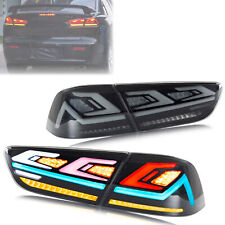 Led Rgb Tail Lights For Mitsubishi Lancer 2008-2021 Evo X Sequential Rear Lamps