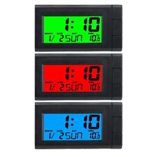 2 In 1 Car Digital Lcd Electronic Time Clock Thermometerwatch With Backlight Us