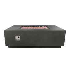Open Box Ams Fireplace Creations 66 Sedona Fire Pit Table W Pullout Propane