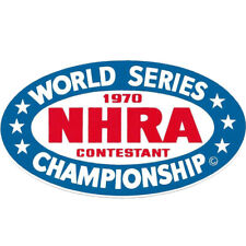 Nhra 1970 World Series Championship Reproduction Drag Racing Decal Sticker