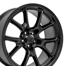 10369 Satin Black 20 Inch Wheel Fit Dodge Charger Challenger Scatpak Style