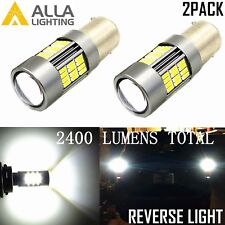 Alla Lighting 2x 1156 54-led Back Up Reverse Turn Signal Blinker Drl Light Bulbs