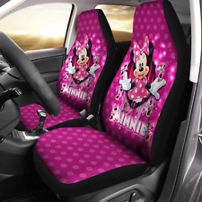 Minnie Mouse Cracking Mouse Ears Cartoon Car Seat Covers