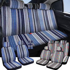 For Jeep Cloth Car Seat Covers Full Set Front Rear Protect Cushion 25 Seaters