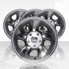 15 Machd Wcharcoal Pockets Rim By Jte Wheels For 1998-04 Chevy S10 4x2 15x7