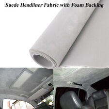 Car Headliner Suede Fabric Foam Backed Automotive Sunroof Upholstery 54x60