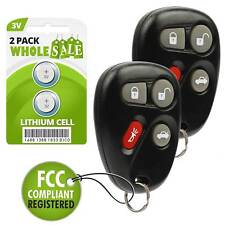 2 Replacement For 2004 2005 Cadillac Deville Key Fob Remote