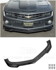 For 10-13 Camaro Ss Performance Style Matte Black Front Bumper Lip Splitter