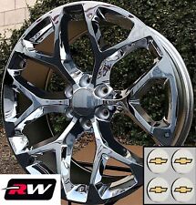 22 Inch Chevy Avalanche Oe Replica Snowflake Wheels Chrome Rims 22 X9 6x139.7