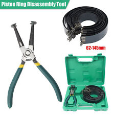 Motorcycle Piston Ring Compressor Cylinder Installer Tool Kit With Plier14 Band