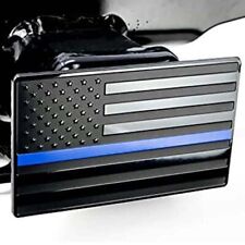 Full Aluminum Trailer Towing Hitch Receiver Cover Usa Flag Plug For Chevy Pickup